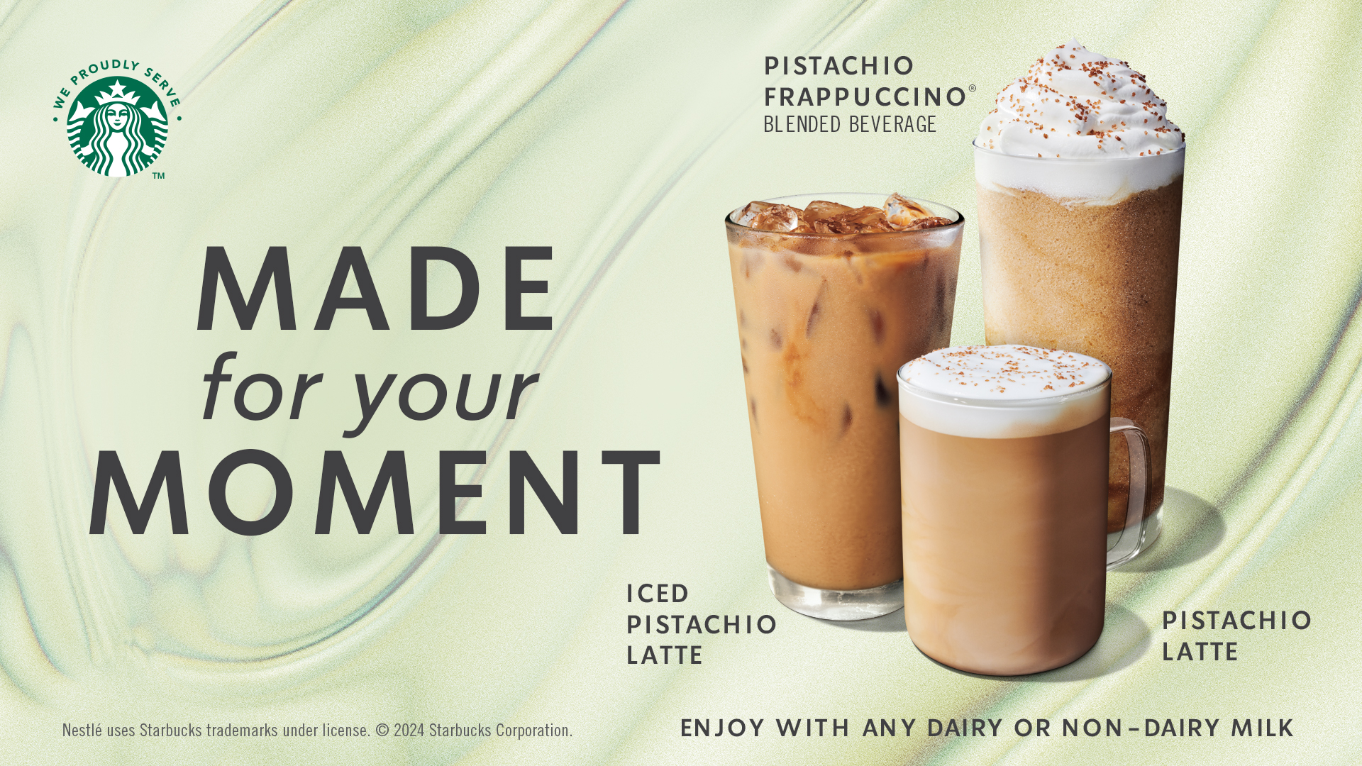 three new winter beverages with Starbucks flavors